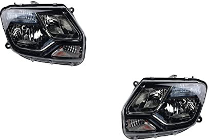 Johns, Scheinwerfer Satz passend für Dacia Duster Scheinwerfer 01/14-01/15 H1/H7 Set links & rechts