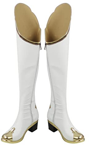 嘉信誉 Genshin Impact Cosplay Schuhe Bernstein Schuhe Cosplay Bühnenschuhe Anime Requisiten Anime Dress Up Amber Cosplay (Größe: 37, Farbe: Damen)