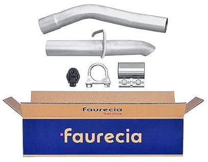 HELLA 8LA 366 004-021 Abgasrohr - Easy2Fit Kit - hinten - zweiteilig - Set mit Anbauteilen