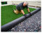 MDEKOR Kunstrasenteppich Outdoor - Kunstrasen wetterfest, Rasenteppich Meterware Grün 100x200 cm, Balkon Bodenbelag wasserdurchlässig mit Drainage 200 cm breit in Echtrasen-Optik