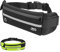 InnoTi Ceinture Running Homme et Femme - Sac Banane Sport Étanche en Néoprène - Porte Téléphone, Trail, Jogging - Ceinture de Course à Pied Réfléchissante et Réglable (Noir)