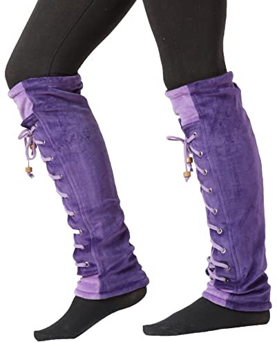 PUREWONDER Damen Stulpen Beinstulpen Beinwärmer Modell Nr. 28 Lila
