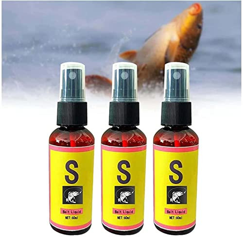 2023 New Natural Bait Scent Fish Attractants for Baits,【Upgrade-Version】Concentration Fish Bait Attractant Enhancer Liquid, Scent Fish Attractant, Fish Lure Additive Spray for All Types (3pcs)