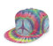 Oaieltj Unisex Baseball Cap Herren Damen Verstellbare Snapback Trucker Mütze Mode Hip-Hop Baseball Cap, Tie Dye Peace Zeichen, One size