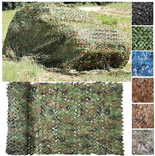 DGSFES Tarnnetz Camouflage Netz Jagd Deko Tarnung Net Autoplanen Woodland Armee Tarnung Sonnenschutz Net Sichtschutz Anpassbar,Tarnung Fotografie,Dschungel,1X2m