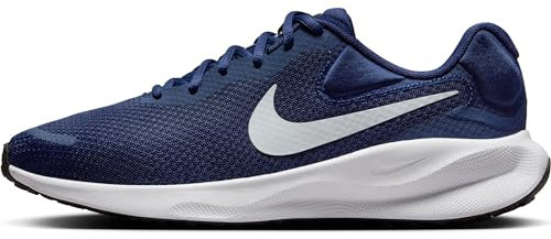 Nike Revolution 7 Straßenlaufschuh für Herren, Midnight Navy/Pure Platinum-Black-White, FB2207-400, 39 EU (6.5 US)