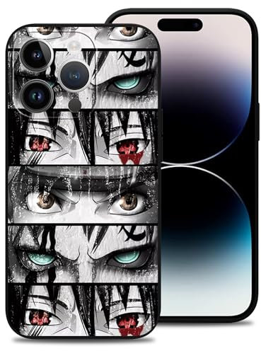 Vauiwiaie Anime Phone Case Design for iPhone 14 Pro Max Japanese Anime Phone Case Full Body Protective Anti-Scratch Shockproof Soft TPU Case Phone Cover for iPhone 14 Pro Max 6.7 inch