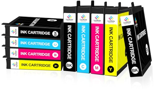 LeciRoba 604XL Tintenpatronen für Epson Expression Home XP-2200 XP-2205 XP-3200 XP-3205 XP-3205 XP-4200 XP-4205 WF-2910DWF WF-2930DWF WF-2935DWF WF-2950DWF Drucker (9er-Pack)