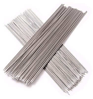 MILISTEN 100 Piezas Brocheta Barbacoa Pinchos Metal Malvavisco Palitos Maíz Agujas Barbacoa Al Aire Libre Palo Carne Palitos Barbacoa Palos Acero Inoxidable Barra Metal
