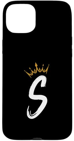 Queen King Buchstabe S – Lieblingsbuchstabe mit Kronen-Alphabet Hülle für iPhone 15 Plus