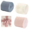 ORGYAML 3pcs ruban 4cm x 5m ruban cadeau mariage ruban en mousseline de soie ruban de tissu Beige Rose Bleu