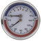 Beimus Termometro Termico 0-16Bar 0-120℃ Acciaio Inox per Caldaie e Riscaldamento a Pavimento