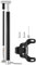 JULAI Mini Bike Floor Pump with Gauge, Portable Hand Pump - Bicycle Frame Inflator with Ball Needle - Fits Presta & Schrader Valves - Lightweight for Road Mountain & BMX Bikes - High Pressure 160 PSI