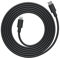 Avolt Cable 1 Câble USB-C vers Lightning - 2 m Certifié MFi - Charge rapide 60 W pour iPhone, iPad - Silicone durable et flexible - Câble de charge Lightning de qualité supérieure au design (Noir)