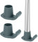 2Pcs Walker Skis Glides for Walking Frame, Universal Fit Walker Glide Skis, Rubber Walker Glides for Seniors, Essentials Walker Accessories Mobility Aid Accessory for Seniors