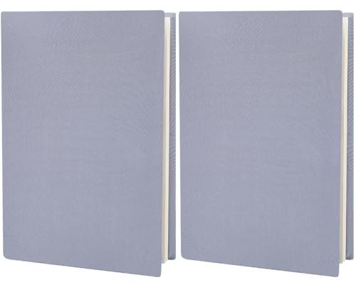 craspire 2Pcs Buchhülle Abdeckung dehnbar 7 x 13 Zoll Notebook Wrap Sleeve bis zu 7 x 9 Zoll Rechteck Tuch elastisch grau Stoff wiederverwendbar waschbar Schutzhüllen für Hardcover Bücher Taschenbuch