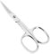 ASM® Professional Nail Scissors Curved Manicure Cuticle Scissors Clippers - Cuticle Trimmer Grooming for Eyebrow, Beard, Nose Hair Trimming - Beauty Small Scissor Men and Women (Silver Polish)