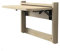 JCVCCV Unsichtbarer Multifunktions-Wandtisch,Wand Montierter Klapptisch, Klappbarer Wandtisch Für Die Wäsche, Frühstücksbartisch, Für Schlafzimmer, Badezimmer（63.5 * 47cm ）(Maple)