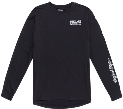 Troy Lee Designs Ruckus Long Sleeve Ride Tee, Factory, Carbon, L, 371008014