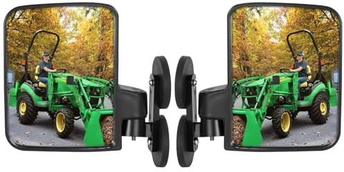 Traktorspiegel, Universelle Starke Magnetische Traktor -Seitenspiegel, Einstellbare Schraube Am Konvexen Spiegelersatz für Traktoren, Gabelstapler, Lastwagen, Boote, Bagger