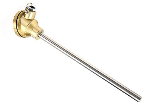 Fafeicy K-Typ Thermoelement, Sonde Edelstahl-Temperatursensor 0-1300 ℃ Für das Thermometer-Multimeter (30 mm)