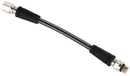 Nihcora Hochdruckreglerschlauch zum Tauchen, Professioneller, Gewebter, Flexibler, Sicherer Hochdruckschlauch zum Gerätetauchen, 15 cm