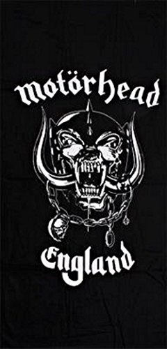 for-collectors-only Motörhead Handtuch England Strandtuch Warpig Skull Logo Bath Towel Badetuch
