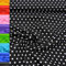 MAGAM-Stoffe Amelie Sterne Baumwollstoff Oeko-Tex Meterware 50cm (15. Schwarz)