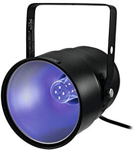 Eurolite UV-Strahler mit UV LED 5W | Kompakter UV-Strahler mit E-27 Sockel inklusive 5 W-UV-LED | Schwarzlicht für Ihre Party