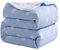 Hayisugal Kuscheldecke zweiseitig Tagesdecke Bettüberwurf Baumwolle Kinder Überwurf Decke Baumwolldecke Bunte Decke Kinder Bettdecke Decken Winter Decke Sofa Decke, Blau Gänseblümchen, 120 x 150cm
