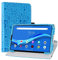 LiuShan Rotary Funda para Lenovo Tab K10, Folio Soporte PU Cuero con Funda Caso para 10.3 Lenovo Tab K10 / Tab M10 FHD Plus (2nd Gen) TB-X606F Tablet(Not fit Smart Tab M10),Azul