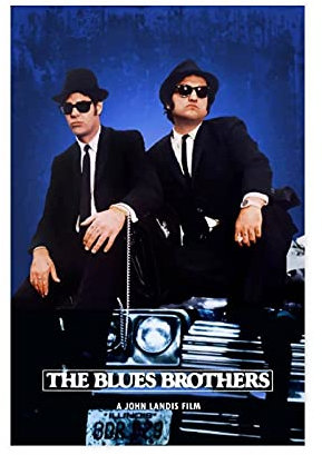 Filmposter Amerikanische Komödie The Blues-Brothers 22 Leinwand-Poster, Wandkunst, Dekordruck, Gemälde für Wohnzimmer, Schlafzimmer, Dekoration, ungerahmt: 30 x 45 cm