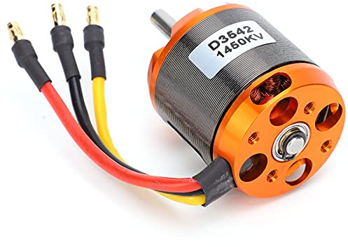 Motor sin escobillas D3542, Motor sin escobillas RC de Empuje Fuerte 1450KV / 1250KV / 1000KV Motor de avión RC para Aviones RC de ala Fija(1250KV, Tipo de Torre Inclinada de Pisa) Accesorios aéreos
