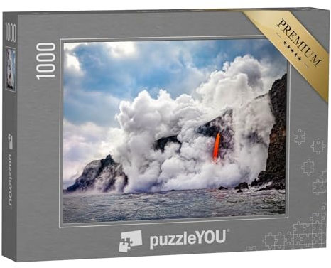 puzzleYOU: Puzzle 1000 Teile „Großaufnahme des Kamokuna im Vulkan-Nationalpark von Hawaii“ – aus der Puzzle-Kollektion Vulkane