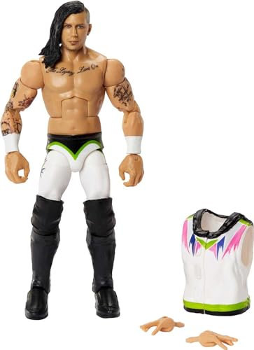 WWE Nash Carter Elite Sammlung Actionfigur, 6-inch Posable Sammlerstück Geschenk für WWE Fans Alter 8 Jahre Alt & Verkleidung