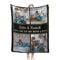 Mraxovid Personalisierte Decke, individuelle Fotos Decke, Erinnerungsgeschenk mit Fototext, Geschenk, Personalisierte Überwurfdecke für Familie, Mutter, Papa, Kinder, Ehefrau, Freunde, 125 x 150 cm