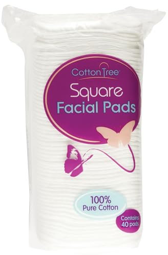 Wattepads, quadratisch, 40 Stück