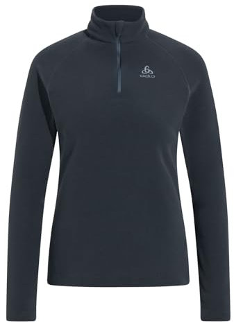 Odlo Damen Langarm Shirt mit Reißverschluss RIGI, india ink, S