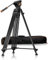 Bresser VT-01 Videostativ: Professionelles Aluminium Tripod für professionelle Videokameras, Spiegelreflexkameras, Systemkameras und Action-Cams mit Fluidneiger Videokopf und Mittelspinne