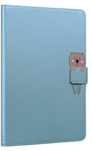 FMPCUON Étui Compatible avec Apple iPad 10.9 (2022) Pouces Tablette Housse en Cuir, Housse de Protection à Rabat Magnétique Protecteur en avec Support Ultra-Mince Léger, Bleu