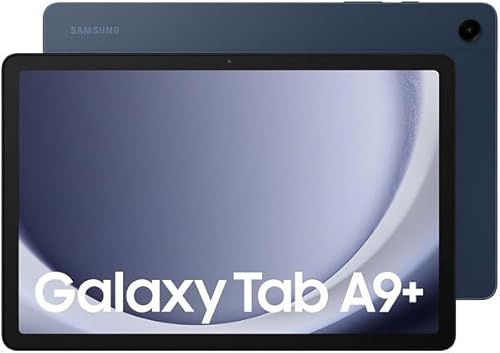 SAMSUNG Galaxy Tab A9+ Plus (128GB, 8GB) 11.0 Android Wi-Fi Tablet, All Day Battery, Snapdragon 695 (6nm), 4-Speakers, International Model X210 (w/Fast Charger, Navy)