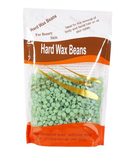 Yopeissn 300 G Wachsbohnen Zur Haarentfernung, Ganzkörper-Heißfilm, Harte Enthaarungswachsperlen für Wachserhitzer, Einfach zu Verwenden. E