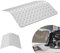YRHome 60cm Türschwellenrampe Rollstuhlrampe Schwellenrampe Tür 10cm Hoch, 70cm Breite Schwellenrampe für Rollstuhl Schwellenbrücke rutschfest Tragbare mit Griffe für Innen- und Außenbereich