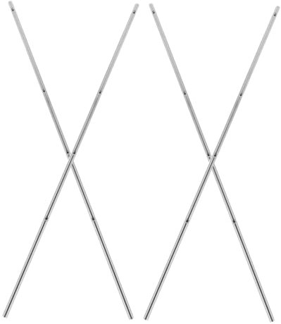 TOKIDNY 4stücke Fußballtisch Ersatzstangen Metallstangen Für Tischfußball Installieren Geeignet Für Erwachsene Stabile Spielleistung