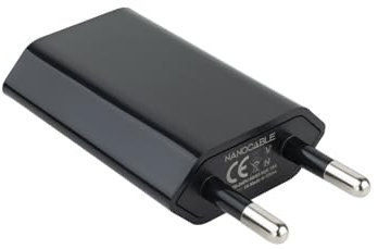 Mini Cargador USB 5V-1A Compacto, Ligero y portátil, Ideal para Cargar Dispositivos electrónicos y Accesorios en casa o Viajes.