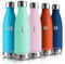 HoneyHolly Trinkflasche Edelstahl 500ML - BPA-frei, Thermosflasche, Wasserflasche Doppelwandig, Kohlensäure Geeignet für Kinder, Sport, Fitness, Gym, Fahrrad