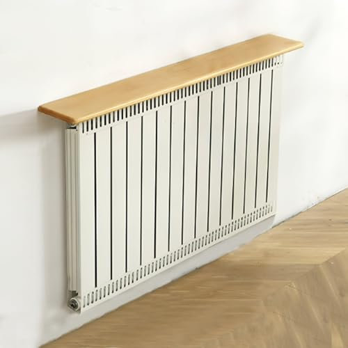 DUBTEDHOU Radiator Shelf,Edges Radiator Shelf, Protect Walls Radiator Cover- Ultra Wide 20CM/ Brackets 13cm High,170CM 150CM 90CM Heater Top Shelf for Dining Room/Studio/Bathroom(D,180cmx16cm)