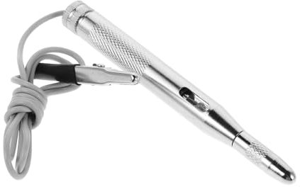 BUGUUYO Stylo De Test De Circuit Automobile Testeurs De Circuit Testeur De Prise Électrique Testeur De Tension Outillage Petit Moteur Testeur De Fil Chaud Stylo De Test De Voiture Métal