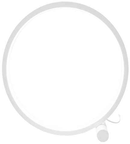 Juqoyue LED Einfache Runde Ring Tischlampe Schlafzimmer Nachttisch Wohnzimmer Restaurant Hotel Dekorative Lampe Dimmbares Rundes Nachtlicht