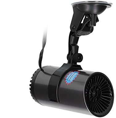 Réfonce de Voiture à 150W 12V - Ventilateur Portable 2 en 1 pour Chauffage et Refroidissement Rapides, Décollement à 360 ° avec Aspiration